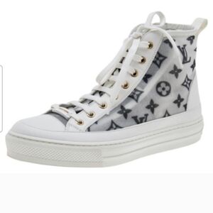 Louis Vuitton White High-Top Sneakers